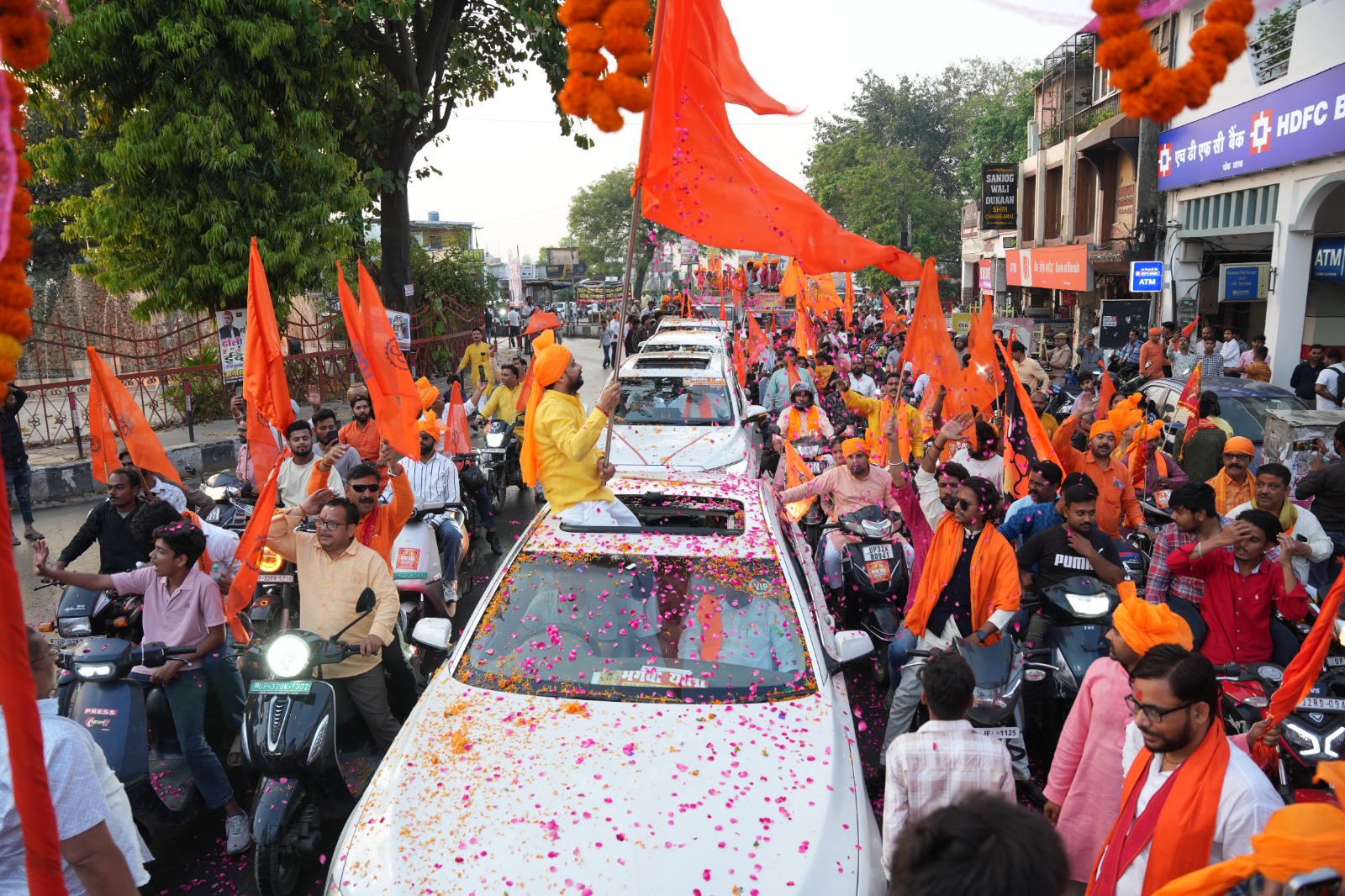 Bhagva Yatra — celebration along the yatra
